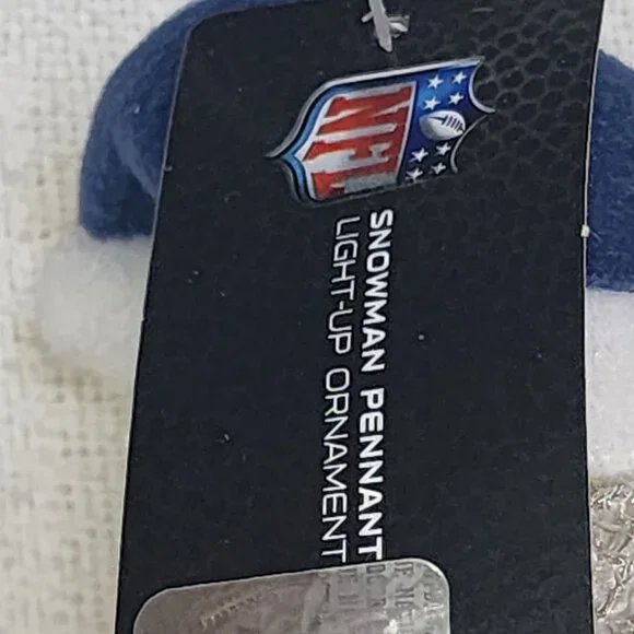 LAST CALLLLLL Snowman Pennant Indianapolis Colts Happy Holiday Light Up Ornament - Picture 11 of 16